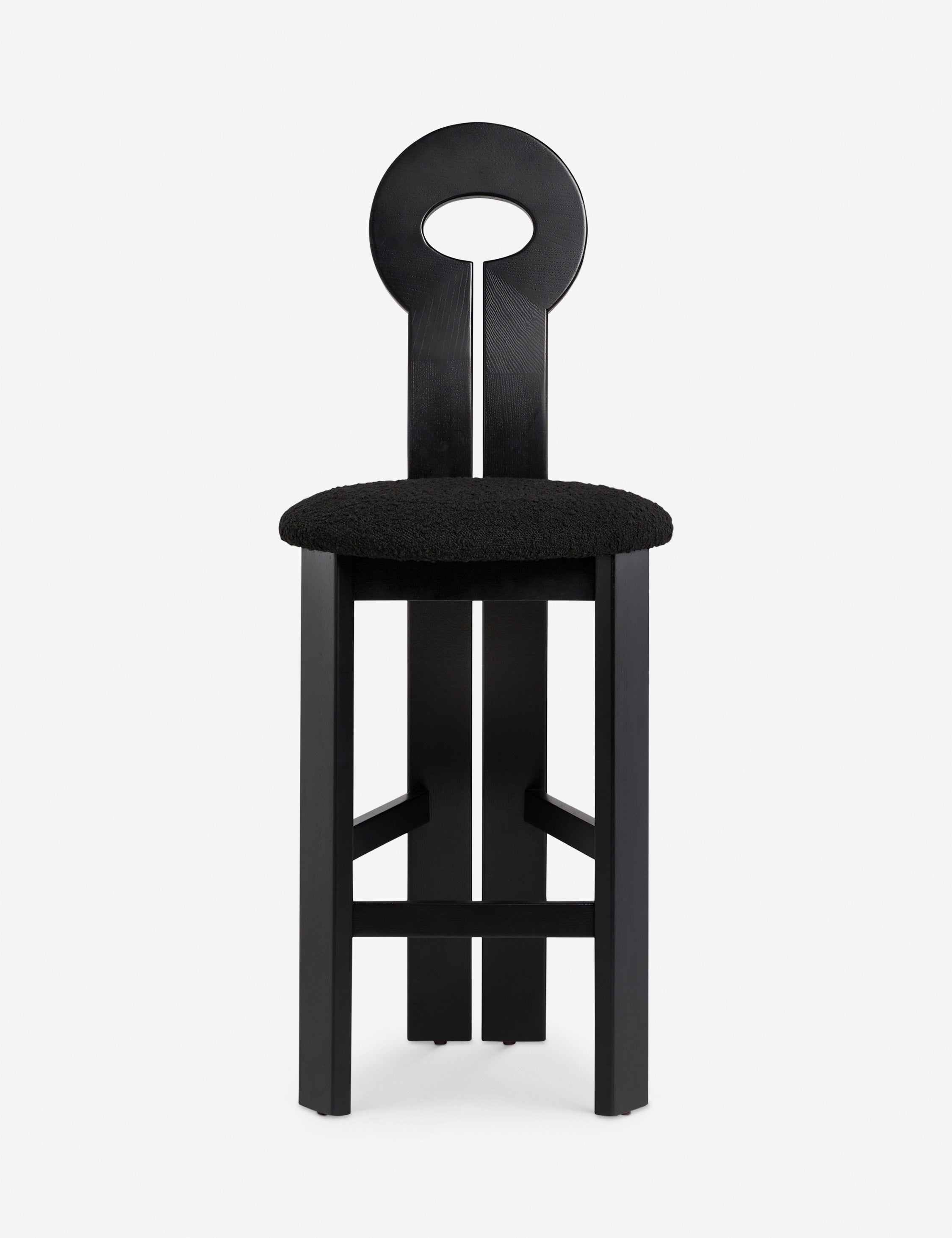 Open Box: Whit Counter Stool, Black by Sarah Sherman Samuel