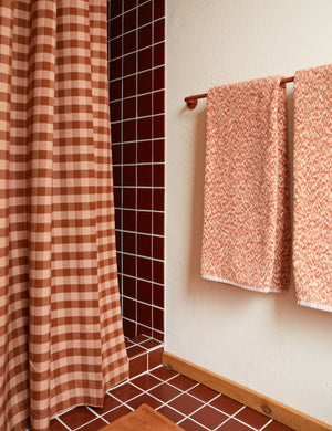 Gingham Shower Curtain by Hawkins New York : Ivory and Flax