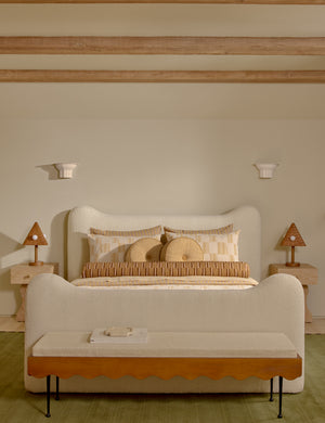 Briar Platform Bed by Sarah Sherman Samuel : Fern Stripe / Full