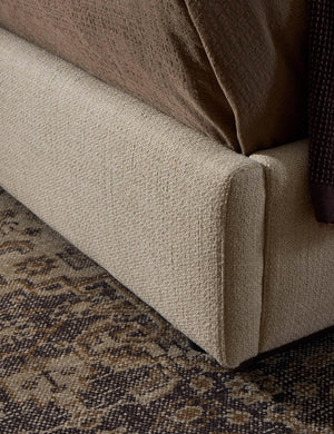 Open Box: Shirin Platform Bed, Flax Queen