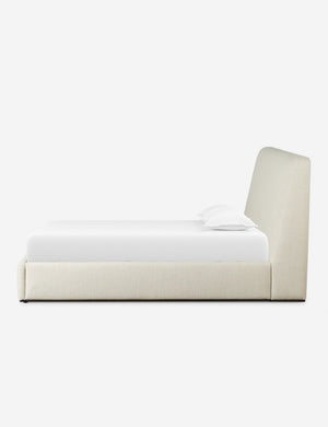 Open Box: Shirin Platform Bed, Flax Queen