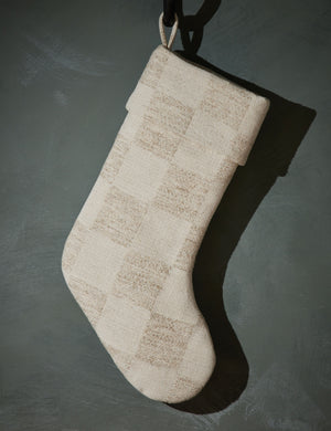 Bronson checkerboard pattern stocking