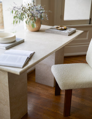 Open Box: Leonel Desk, Cream Marble