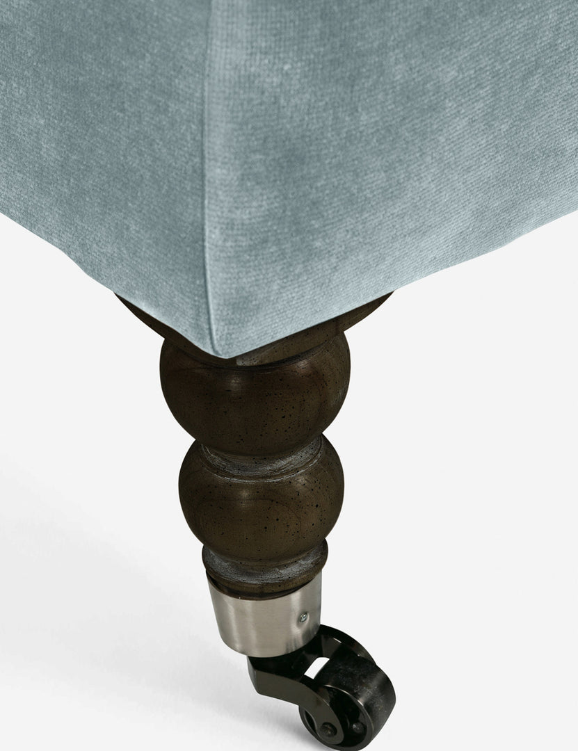 #color::light-blue-velvet #configuration::right-facing #configuration::left-facing #leg-finish::chocolate-and-pewter