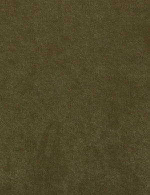 Olive Velvet Fabric Swatch
