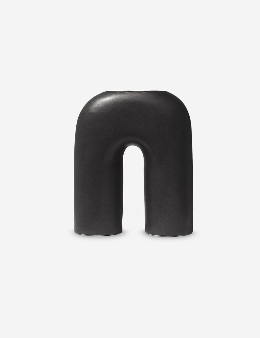 #color::black | Zo Decorative Vase by Osmos Studio