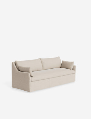 Open Box: Portola Slipcover Sofa, Flax Performance Cotton Weave 84