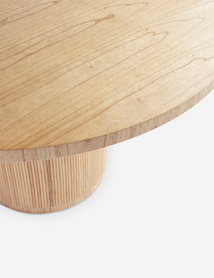 Open Box: Elvia Round Dining Table, Natural