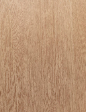 Close up view of the natural wood grain of the Raphael dresser
