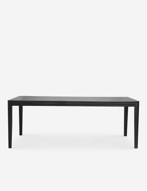 Reese black mango wood rectangular dining table.