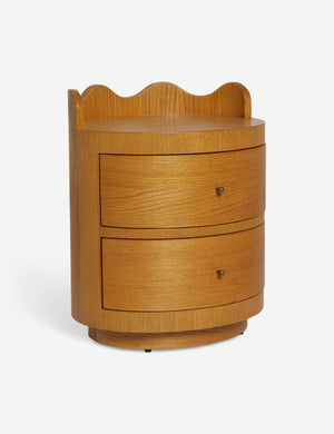 Open Box: Ripple Nightstand, Honey Oak by Sarah Sherman Samuel
