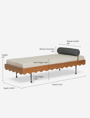 Dimensions on the Rise Daybed