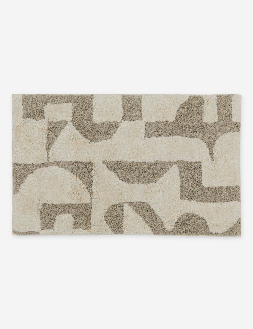 #size::21--x-34- | Sandoval neutral modern bath mat