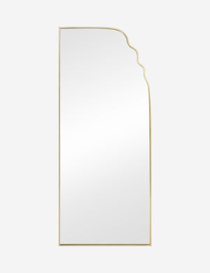 Sorcha organic-shaped full length mirror.