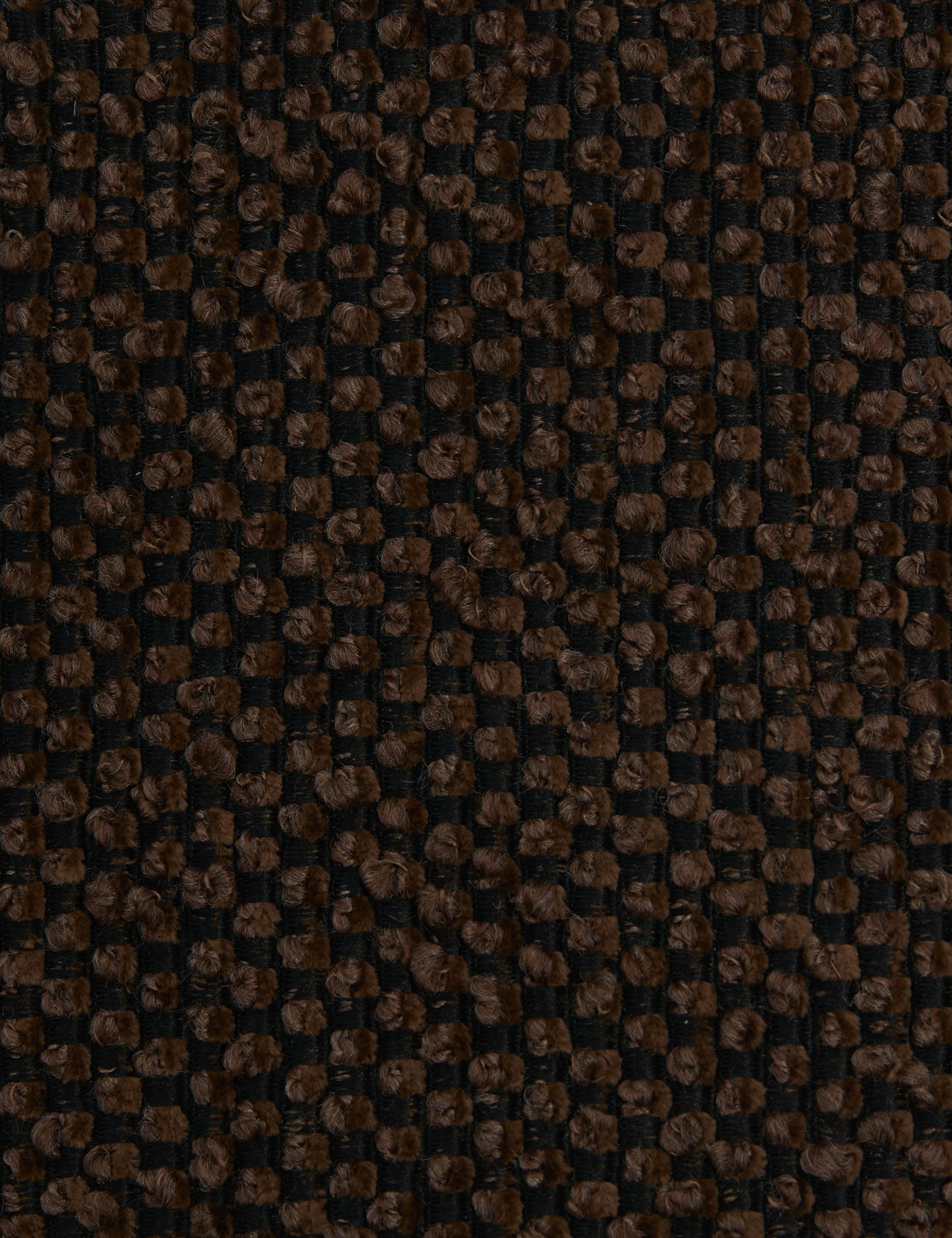 Brown Basket Boucle Fabric Swatch