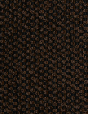 Brown Basket Boucle Fabric Swatch