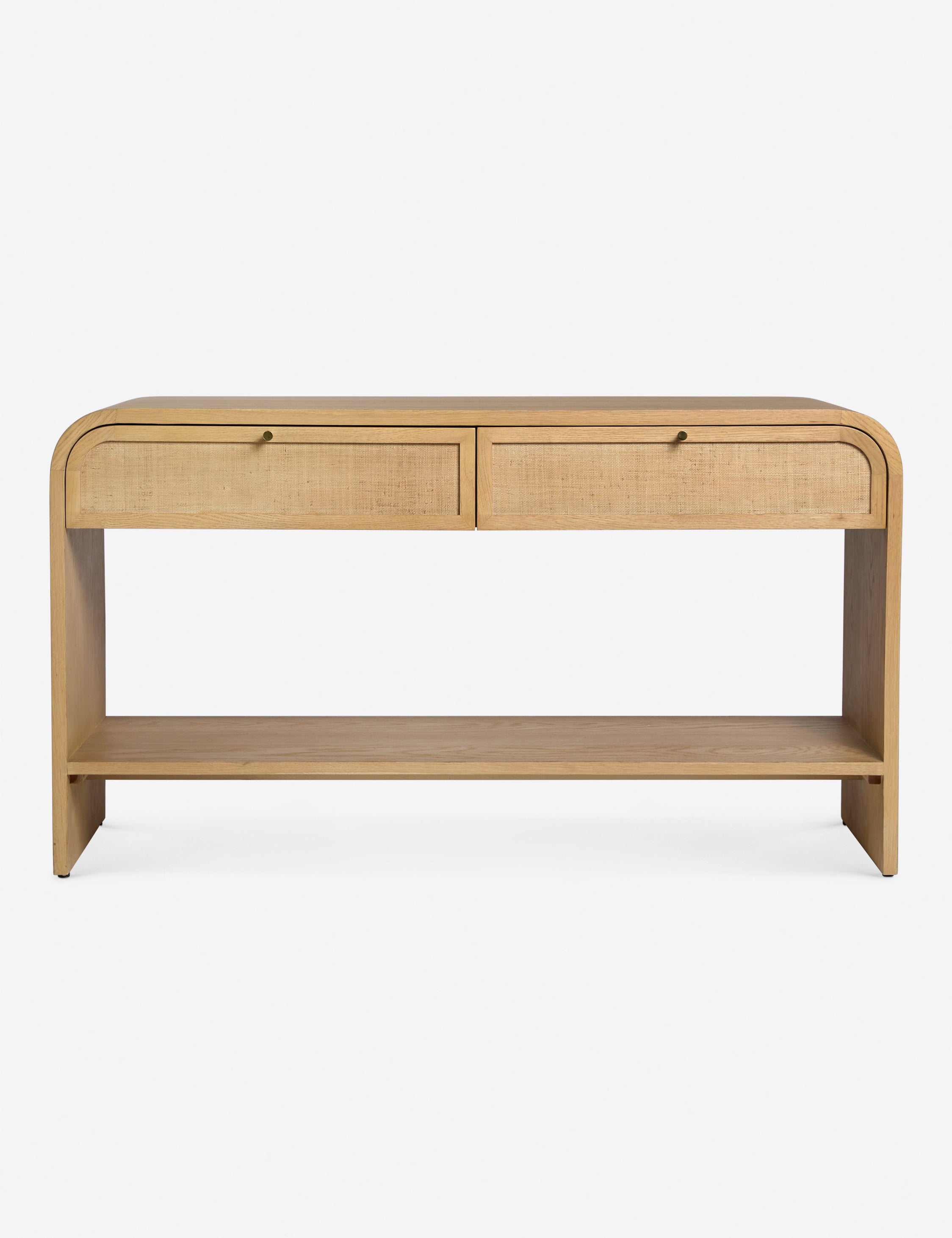 Open Box: Suzette Console Table, Natural Oak