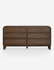 Open Box: Suzette Wide Dresser, Smoked Oak