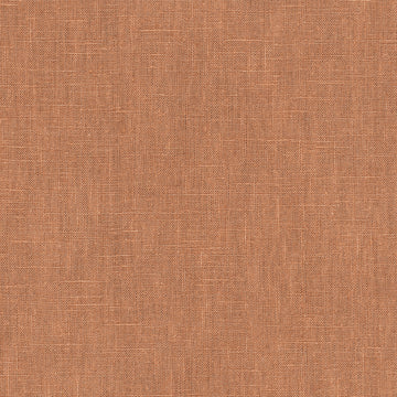 Terracotta Linen Weave Fabric Swatch