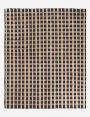 Thatcher handwoven basketweave motif outdoor rug by Sarah Sherman Samuel.