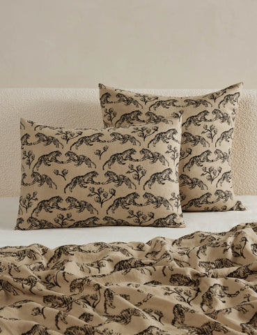 Tiger Hemp Bedding Collection by Sarah Sherman Samuel