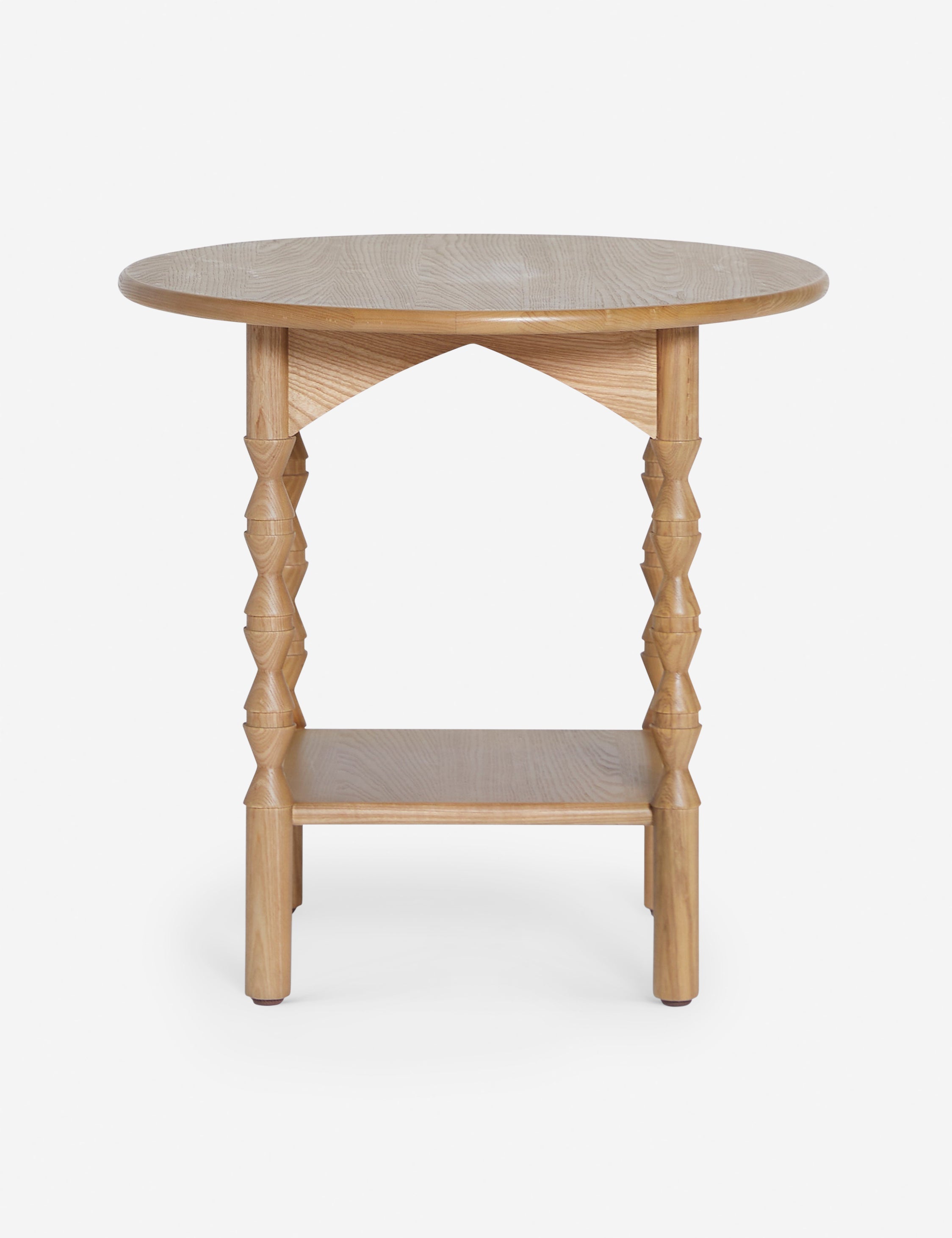 Open Box: Topia Round Side Table, Natural by Ginny Macdonald