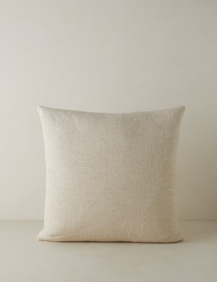 #style::square | Topos Square Linen Throw Pillow by Elan Byrd.