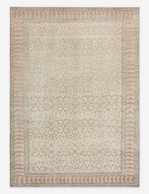 Vintage Turkish Hand-Knotted Wool Rug No. 299, 6'5