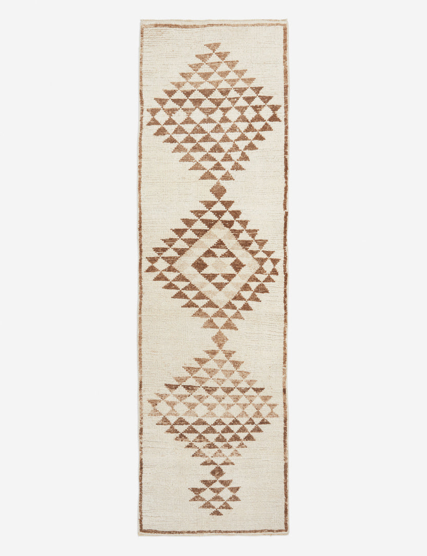 Vintage Turkish Hand-Knotted Wool Runner Rug No. 133, 3' x 9'9"