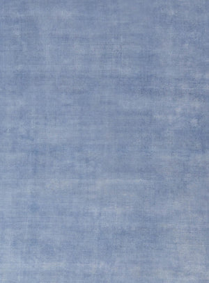 Vinyet Hand-Loomed Viscose Rug Swatch by Sarah Sherman Samuel, Blue