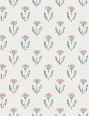 Scalamandre Maskrose Wallpaper Swatch by Sandberg, Pink