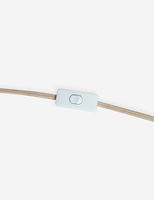 Cord of the Wrinkle ceramic table lamp by Sarah Sherman Samuel.