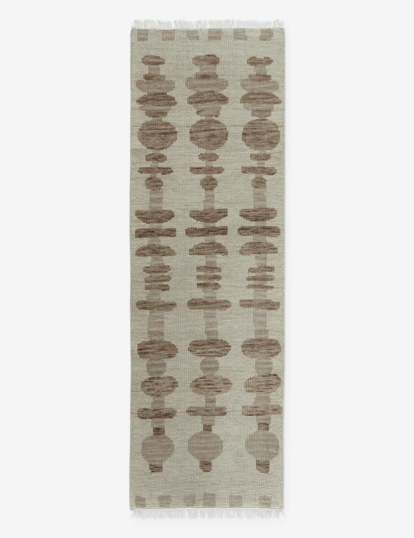 #size::2-6--x-8--runner | Yana hand-knotted organic pattern wool runner rug.