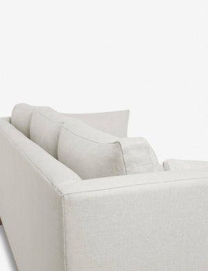 Back and side of the Natural Hollingworth Sofa