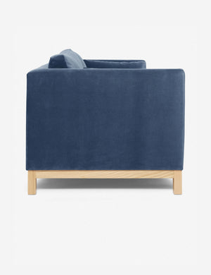 Side of the Harbor Blue Velvet Hollingworth Sofa