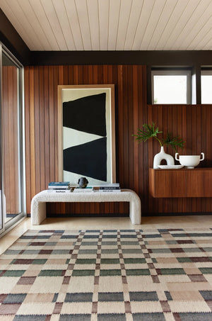 Marli Flatweave Wool Rug Swatch by Nina Freudenberger