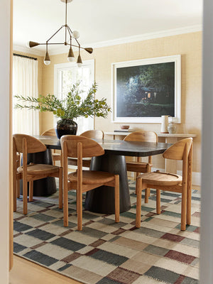 Marli Flatweave Wool Rug Swatch by Nina Freudenberger