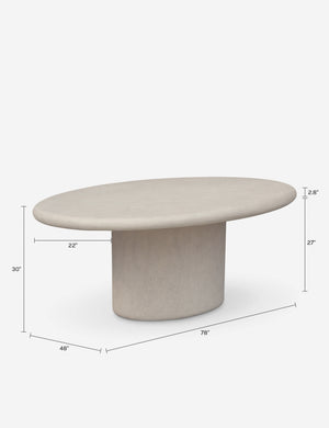 Charmaine Indoor / Outdoor Oval Dining Table
