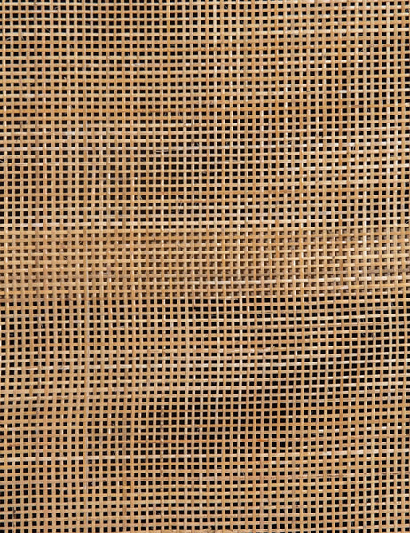 #color::black | Detailed view of the woven cane on the doors of the Philene black mango wood sideboard