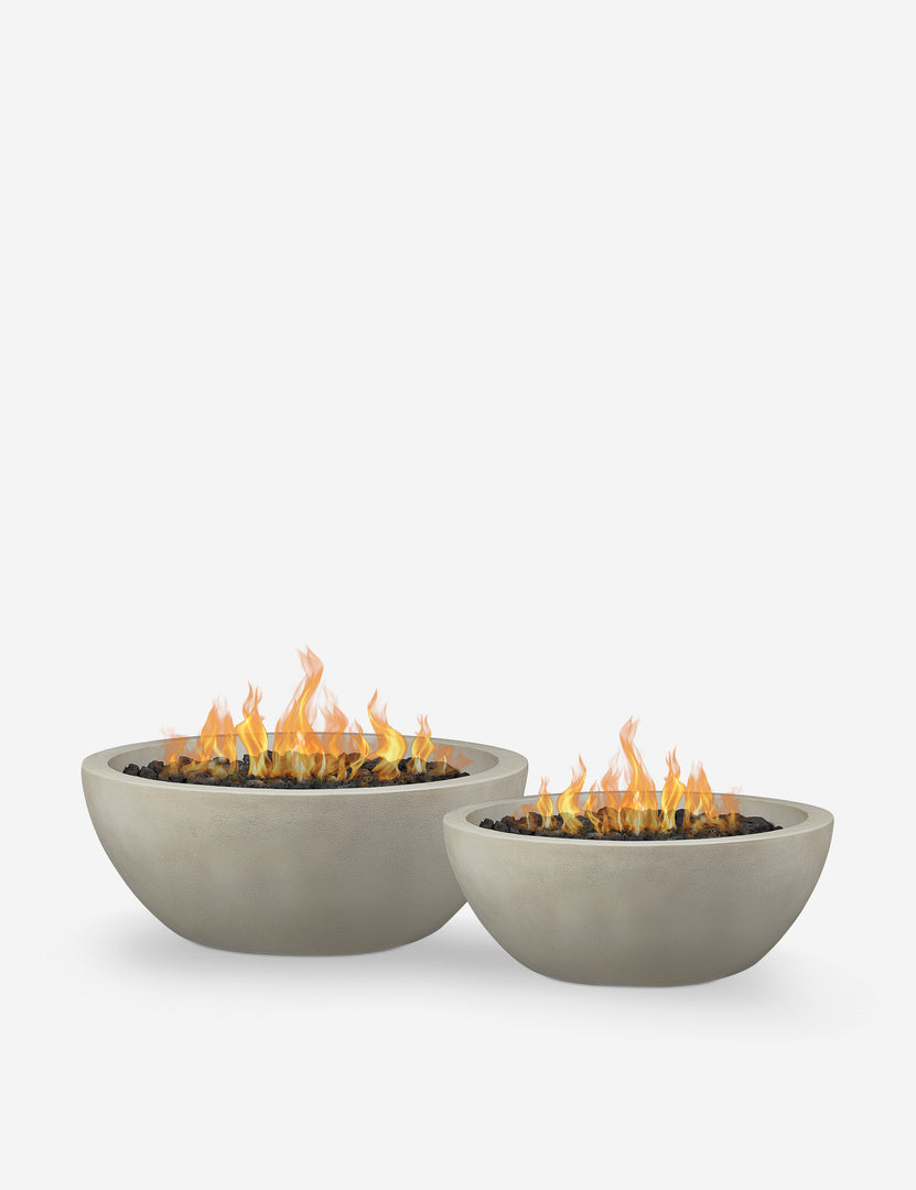 #color::fog #size::38- #configuration::propane | The Benno fog 38 and 42 inch propare fire bowls