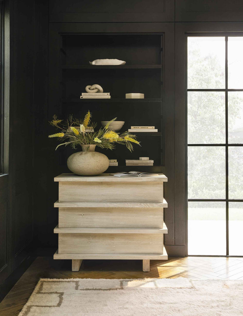 Corliss 3-Drawer Dresser, White Wash