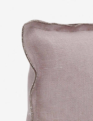 Corner of the arlo Dark Natural lumbar pillow