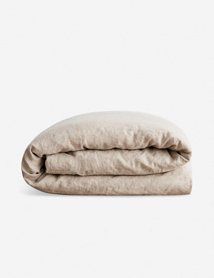 European Flax Linen natural Duvet Cover by Cultiver