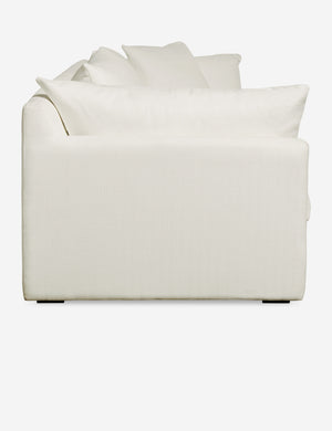 Side of Cashel Ivory Performance Fabric Sofa