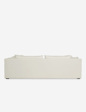 Back of the Cashel Ivory Performance Fabric Sofa