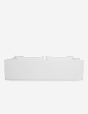 Back of the Cashel White Performance Fabric Sofa