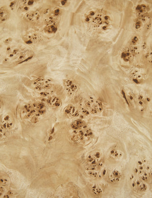 Natural wood pattern on the Chloe Burl Wood Side Table