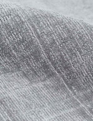 Close-up of the gray dylan rug