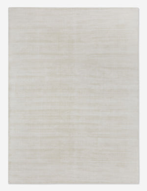 Dylan solid ivory plush area rug