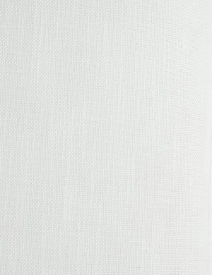 Detailed shot of the White Linen fabric on the Alaya Sofa